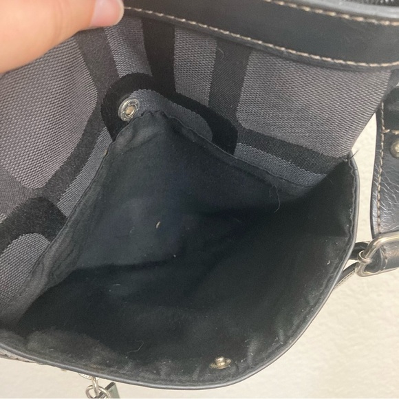 Nine West Satchel Purse - Black - 9"x9" - Picture 10 of 11